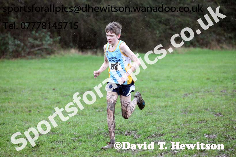 Intermediate boys Northern Inter Counties Schools Cross Country, Stockton. Photo: David T. Hewitson/Sports for All Pics